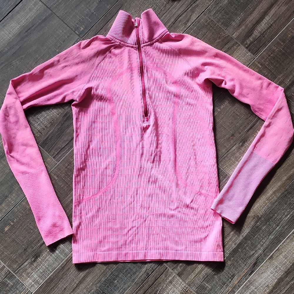 Lululemon Swifty Quarter Zip Hot Pink 8